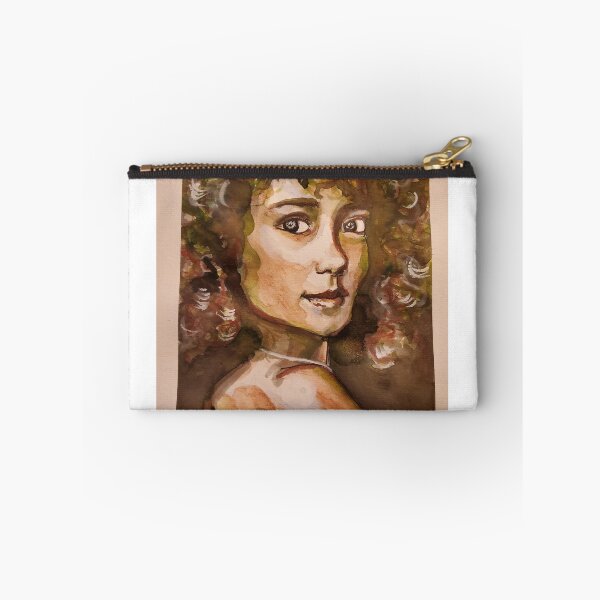 Item preview, Curly hair girl watercolor designed and sold by Soleil8825.