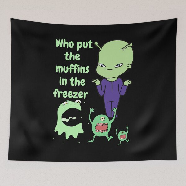 Item preview, Who put the muffins in the freezer designed and sold by justjanetvos.