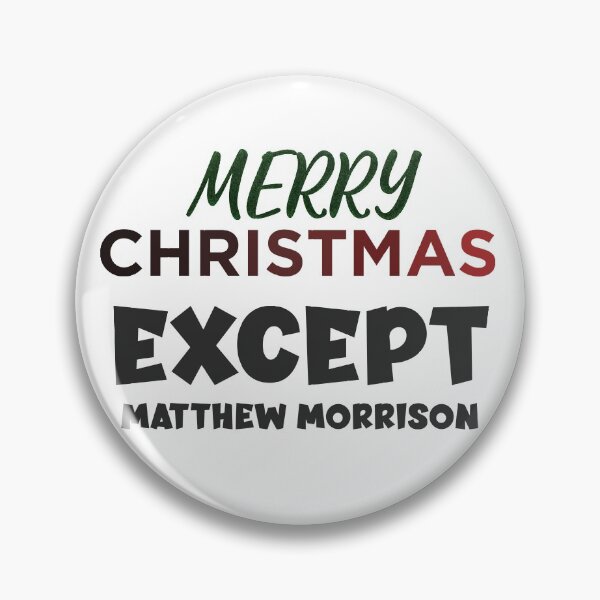 Item preview, Matthew Morrison Christmas joke  designed and sold by vivaorganic.