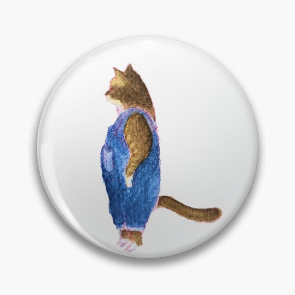 Item preview, Farmer Cat Meme watercolor painting: Cats of the Internet series designed and sold by Nemcha.Creates.