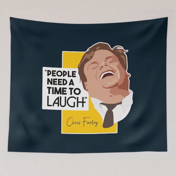 Item preview, Chris Farley Reminds Us To Take Time To Laugh designed and sold by LazyBuffalo.