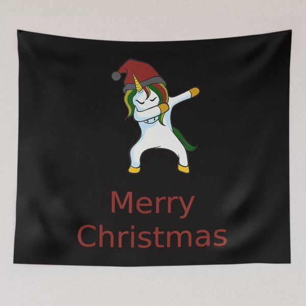 Item preview, Dabbing Merry Christmas Unicorn Cute Vintage Unicorn designed and sold by KendraHenke.
