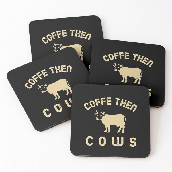 Item preview, coffee then cows designed and sold by AllyShop.