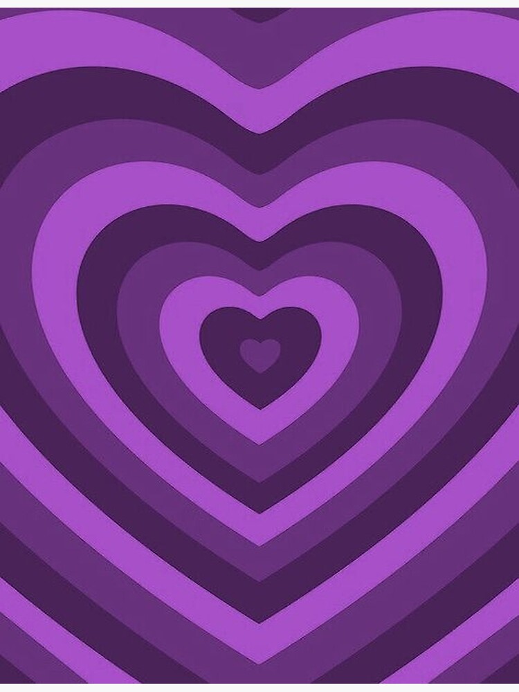 "y2k heart purple" Poster by sabrinamerg Redbubble