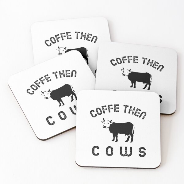 Item preview, coffee then cows designed and sold by AllyShop.