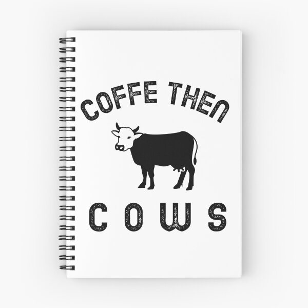 Item preview, coffee then cows designed and sold by AllyShop.