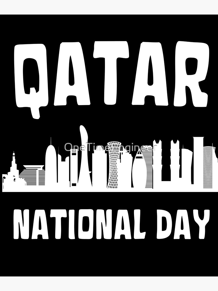 "QATAR NATIONAL DAY" Poster for Sale by Redbubble