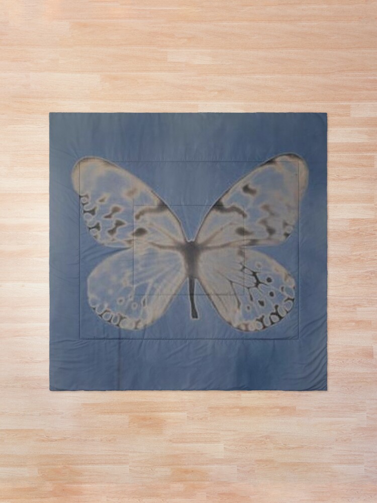 Alternate view of y2k butterfly Comforter
