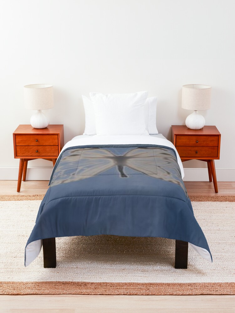 Alternate view of y2k butterfly Comforter