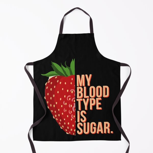 Item preview, my blood type is sugar. strawberry designed and sold by doctors-apparel.