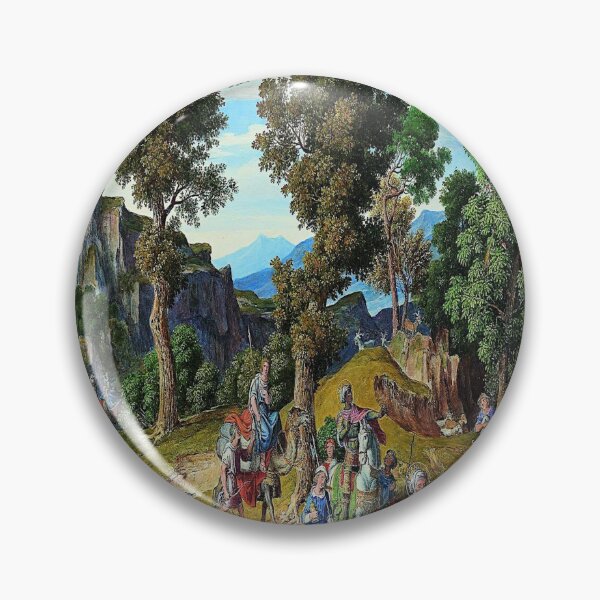 Item preview, Serpentara Landscape with the Procession of the Magi-Joseph Anton Koch designed and sold by LexBauer.
