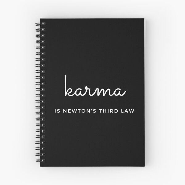 Item preview, Karma is Newton's third law designed and sold by DrawingBoard.