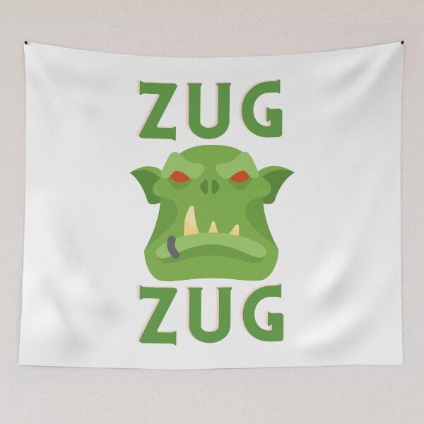 Item preview, Zug Zug - Orc, WoW, Horde Design designed and sold by LittleBitDarker.