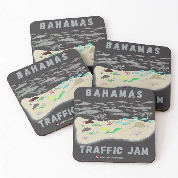 Item preview, Bahamas Traffic Jam with Grey Font designed and sold by BottomlessDiver.
