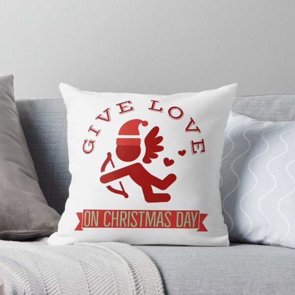 Item preview,  Give Love on Christmas Day, Santa Cupid, Christmas Angel designed and sold by efenem.