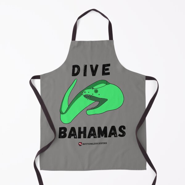 Item preview, Dive Bahamas Green Moray Eel with Black Font designed and sold by BottomlessDiver.