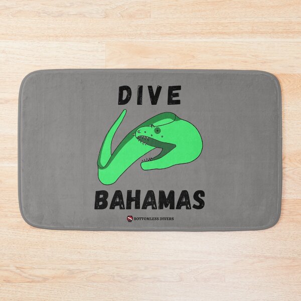 Item preview, Dive Bahamas Green Moray Eel with Black Font designed and sold by BottomlessDiver.