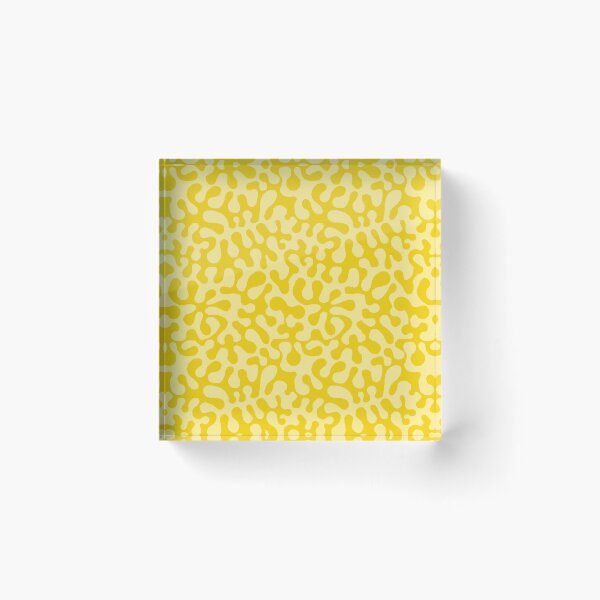Item preview, Spring fresh yellow abstract curves inspired by Matisse designed and sold by MagentaRose.