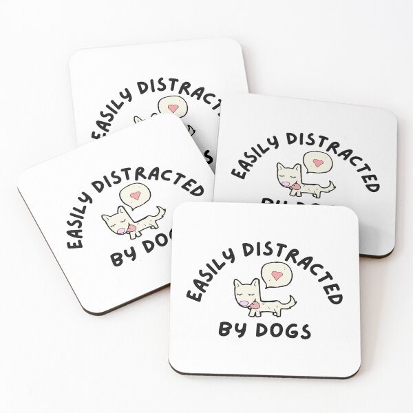 Item preview, Easily distracted by Dogs designed and sold by FlyingTreg.