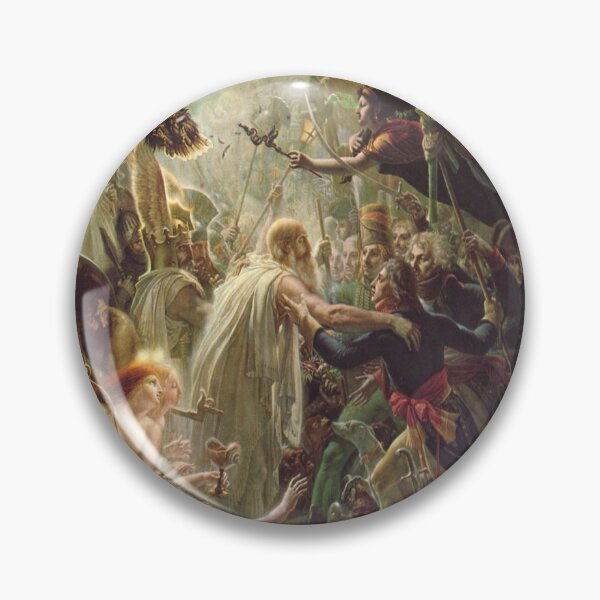 Item preview, Ossian receiving the Ghosts of the French Heroes-Anne-Louis Girodet designed and sold by LexBauer.