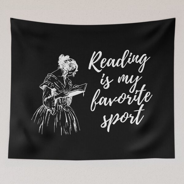 Aperçu de l'œuvre La lecture est mon sport préféré créée et vendue par myabstractmind.