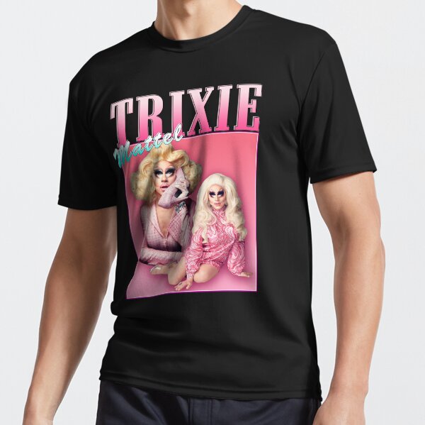 Trixie Mattel design rétro vintage T-shirt respirant