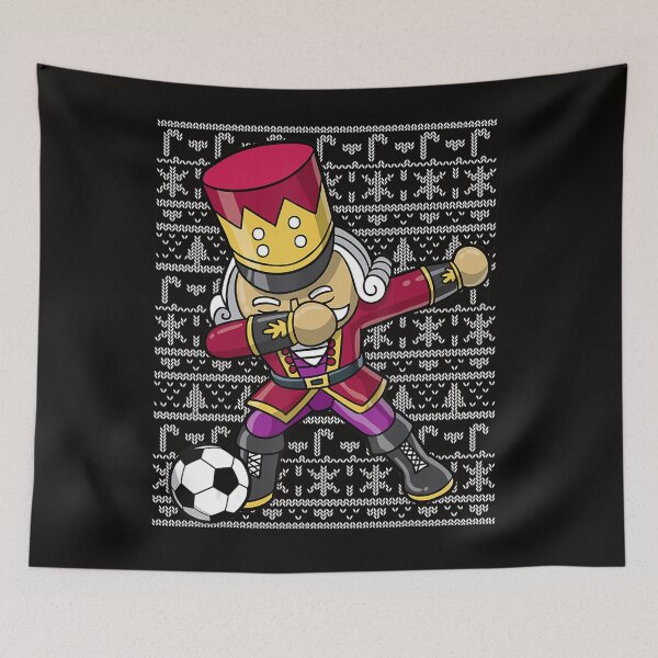 Item preview, Dabbing Nutcracker Soccer Ugly Christmas Gift designed and sold by KendraHenke.