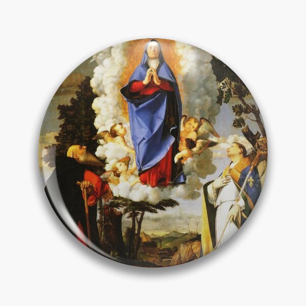 Item preview, Assumption of St Anthony and St Louis - Lorenzo Lotto -  c1506 designed and sold by CrankyOldDude.