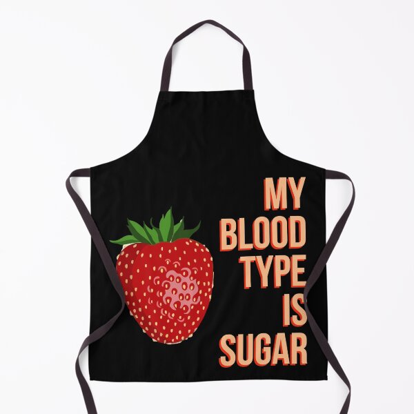 Item preview, my blood type is sugar. strawberry designed and sold by doctors-apparel.