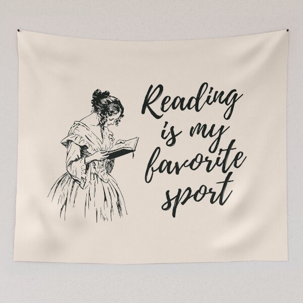 Aperçu de l'œuvre Copie de la lecture est mon sport préféré en beige créée et vendue par myabstractmind.