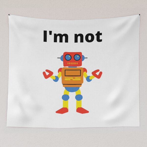 Item preview, I am not Robot designed and sold by ahmadbeg10.
