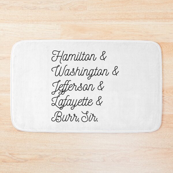 Artikelvorschau, Hamilton & Washington & Jefferson & Lafayette & Burr, Sir Spaß entworfen und verkauft von Identity Club Co.