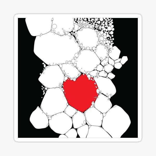 Bubble love Sticker