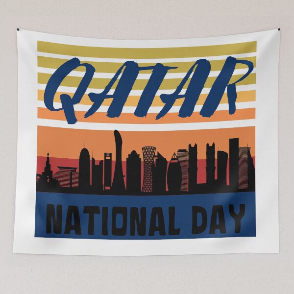 Item preview, QATAR NATIONAL DAY designed and sold by OneTimeEngineer.