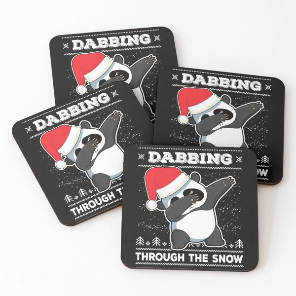 Item preview, Dabbing Panda Bear With Santa Claus Hat Christmas Dab Dance designed and sold by KendraHenke.