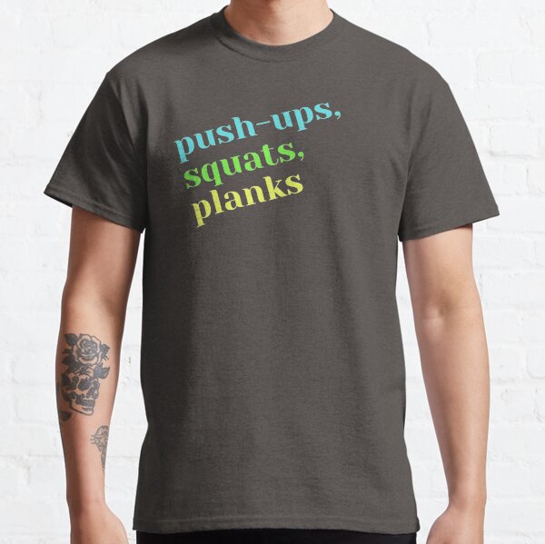 Item preview, Push-ups, squats, planks designed and sold by Anflow.