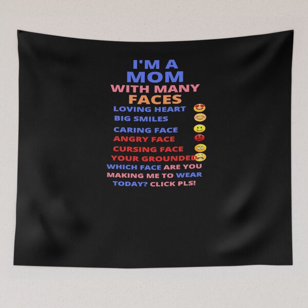 Item preview, I'M A MOM WITH MANY FACES  designed and sold by OliDesigns.