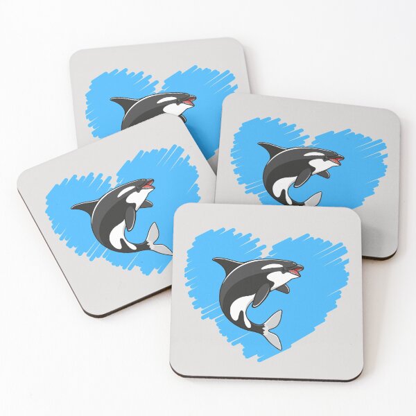 Item preview, Orca Wal Killer Whale Orcas Love Heart  designed and sold by Aesthynova.