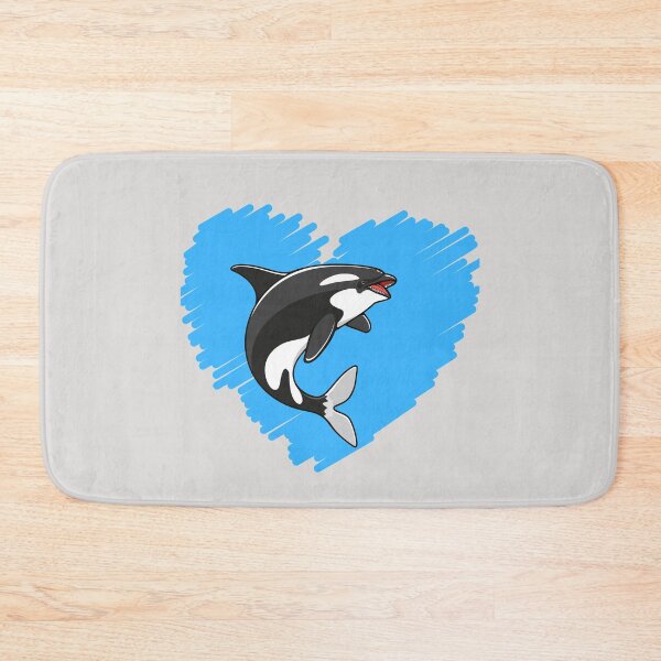 Item preview, Orca Wal Killer Whale Orcas Love Heart  designed and sold by Aesthynova.