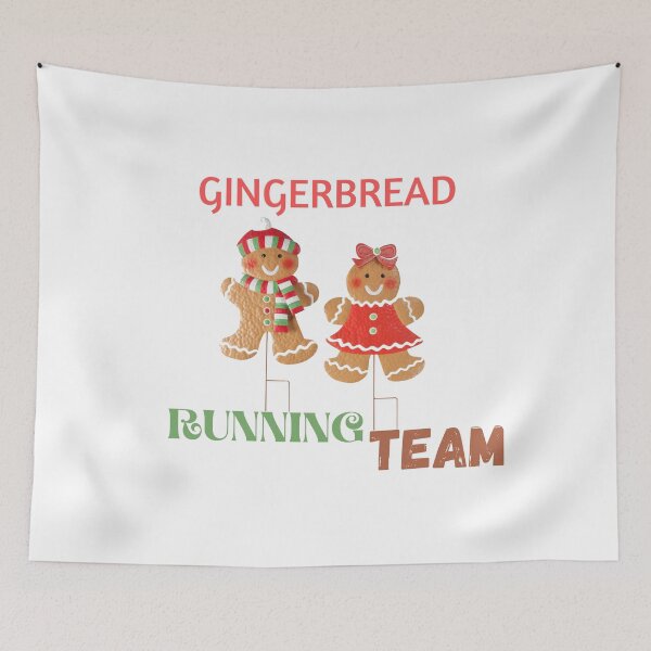 Item preview, Gingerbread Running Team designed and sold by Lallz Meeku.