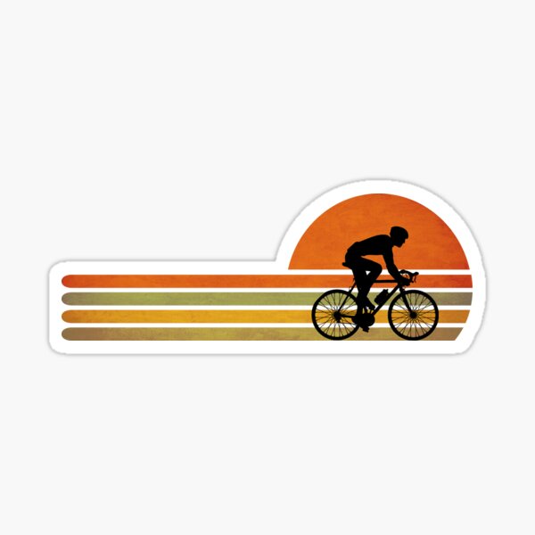 Item preview, retro vintage bicycle rider, gift for bicycle lovers designed and sold by Space Art.