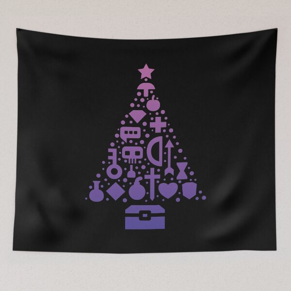 Item preview, Copy of Gamer Icon Christmas Tree Pink Purple Fade designed and sold by Hayley Adams.