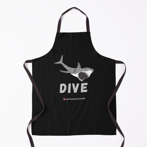 Item preview, Diving Angry Great White Shark designed and sold by BottomlessDiver.