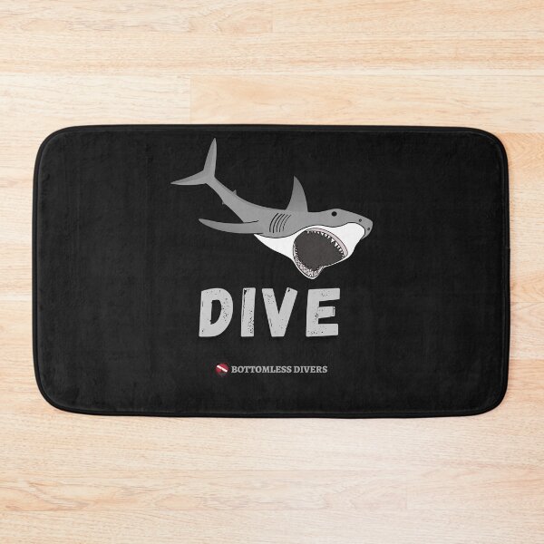 Item preview, Diving Angry Great White Shark designed and sold by BottomlessDiver.