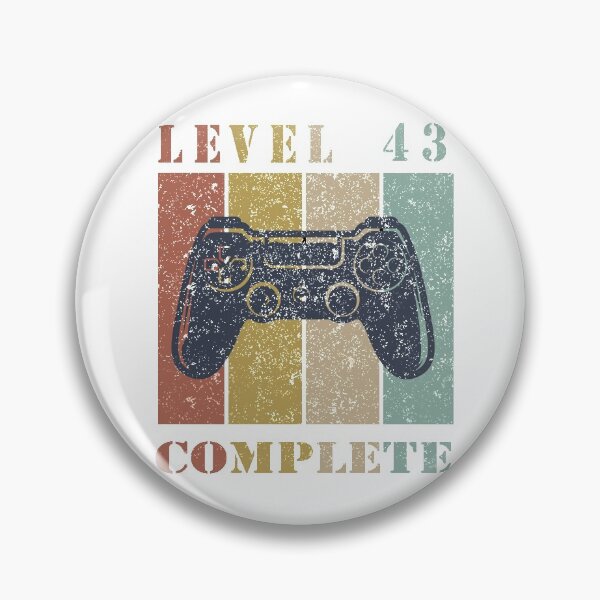 Item preview, Level 43 Complete Birthday Gift ,43th Birthday Gift for Gamer designed and sold by BrahimAz.