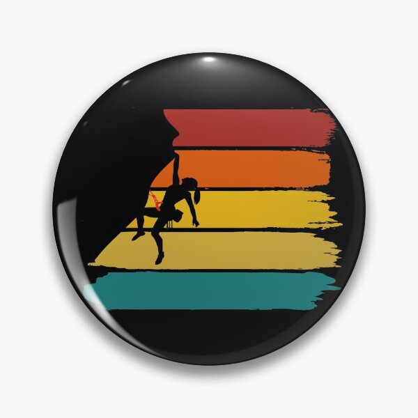 Item preview, Woman Rock Climbing - Retro Brush Strokes designed and sold by HeatherPore.