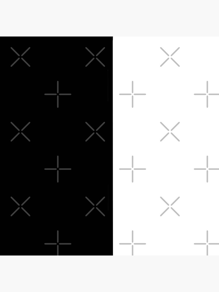 "Half Black Half White" Sticker for Sale by eyesomegraphic Redbubble