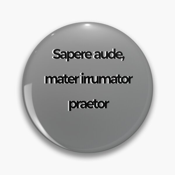 Item preview, sapere aude  designed and sold by SHP2.