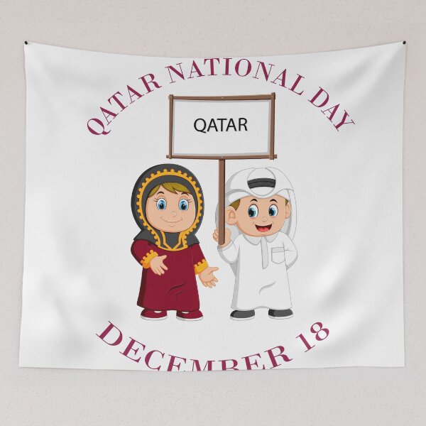 Item preview, Qatar National Day designed and sold by Riazzzy.