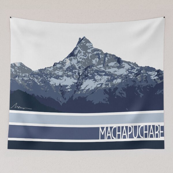 Item preview, Machapuchare Illustration designed and sold by QualBuonVento.